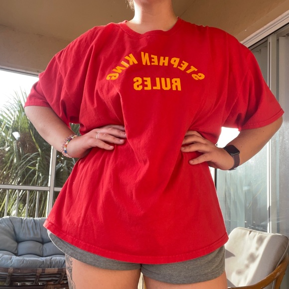 *SOLD* “STEPHEN KING RULES” TEE - Picture 2 of 6